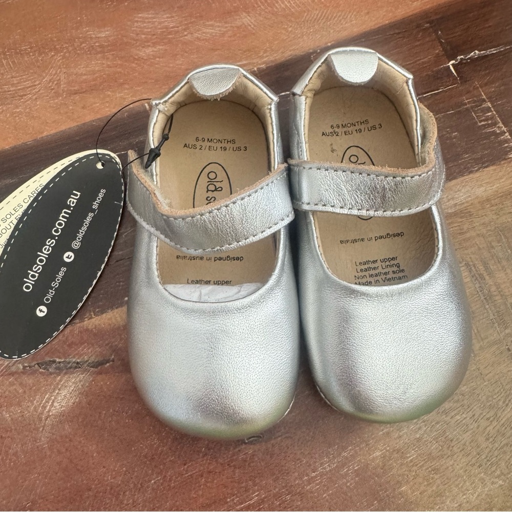Old Soles Metallic Baby Walker Shoes